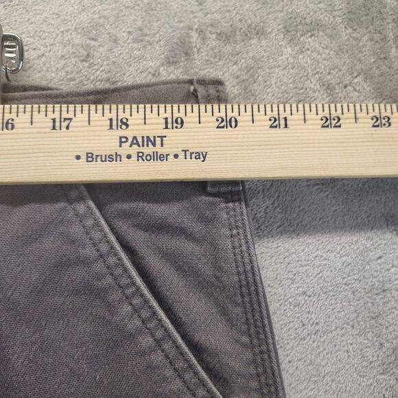 Carhartt Pants Men 40x30 Gray Relaxed Fit Rugged Flex Canvas Cargo Carpenter - Picture 4 of 12